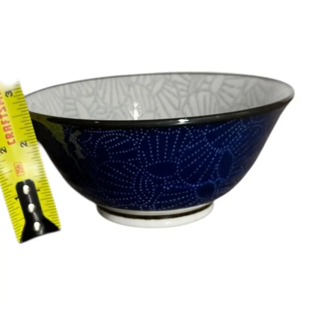 Tokyo Design Studio Japan Blue White Rice Bowl Ramen Bowl Japanese
